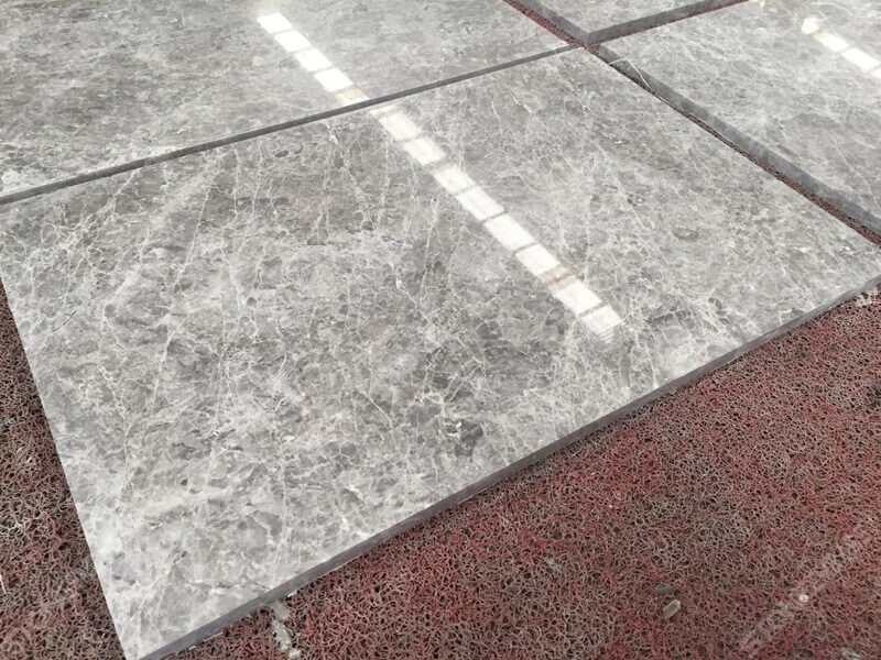 polished tundra grey marble tile