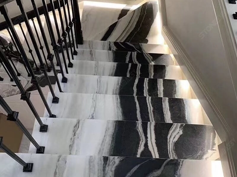 stairs of panda white