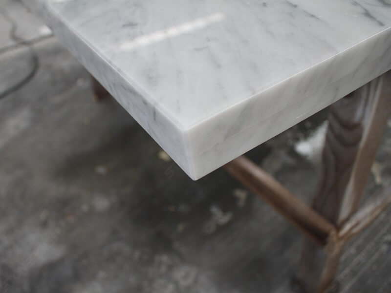 carrara marble countertops edge polished