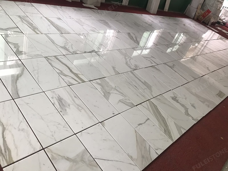 Polished Calacatta Gold Marble 1cm Thick Tiles (1)