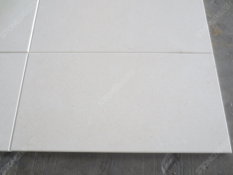 honed limra white limestone tiles