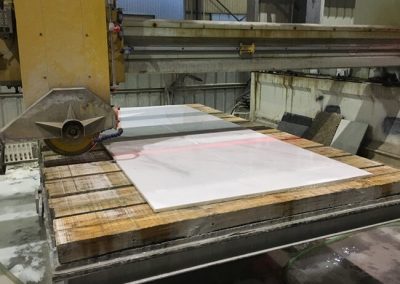 Ariston Marble Cut to Size on Cuttin Machine