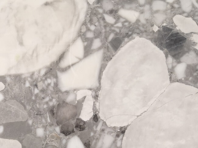 Cube Grey Marble Close up
