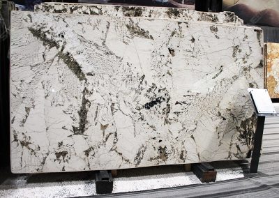 alpine white granite slab