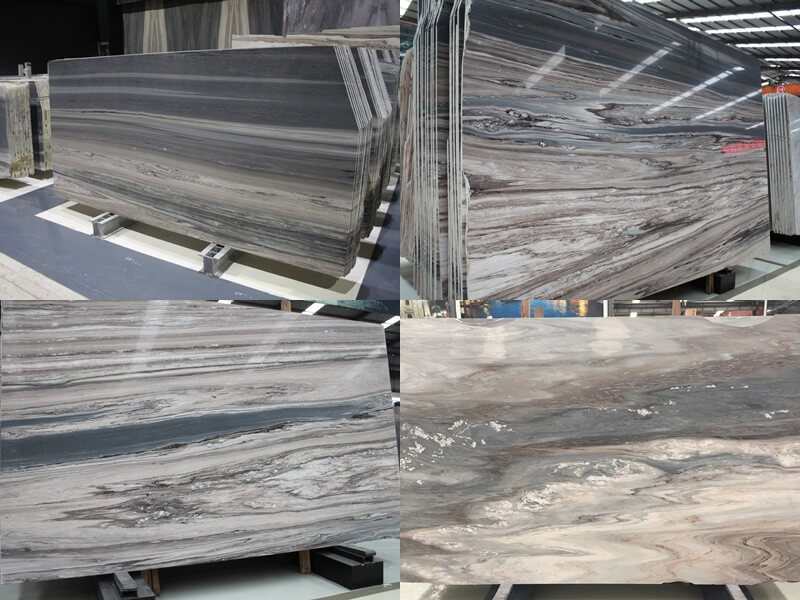 palissandro blue marble slabs
