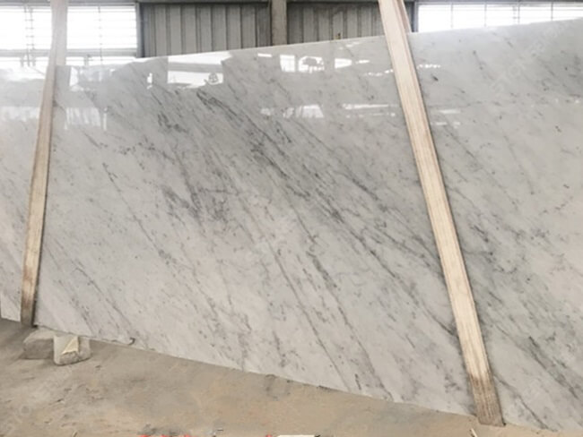 carrara white marble big slab